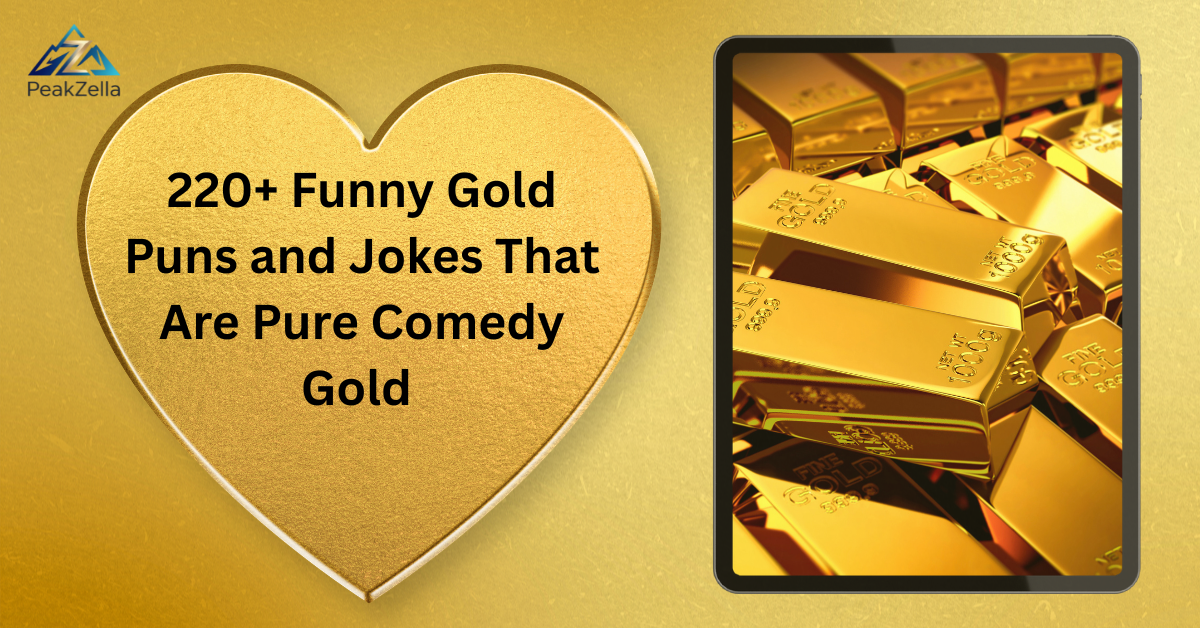 220+ Funny Gold Puns and Jokes That Are Pure Comedy Gold