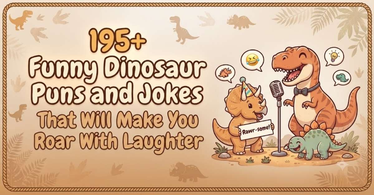 195+ Funny Dinosaur Puns and Jokes That Will Make You Roar With Laughter