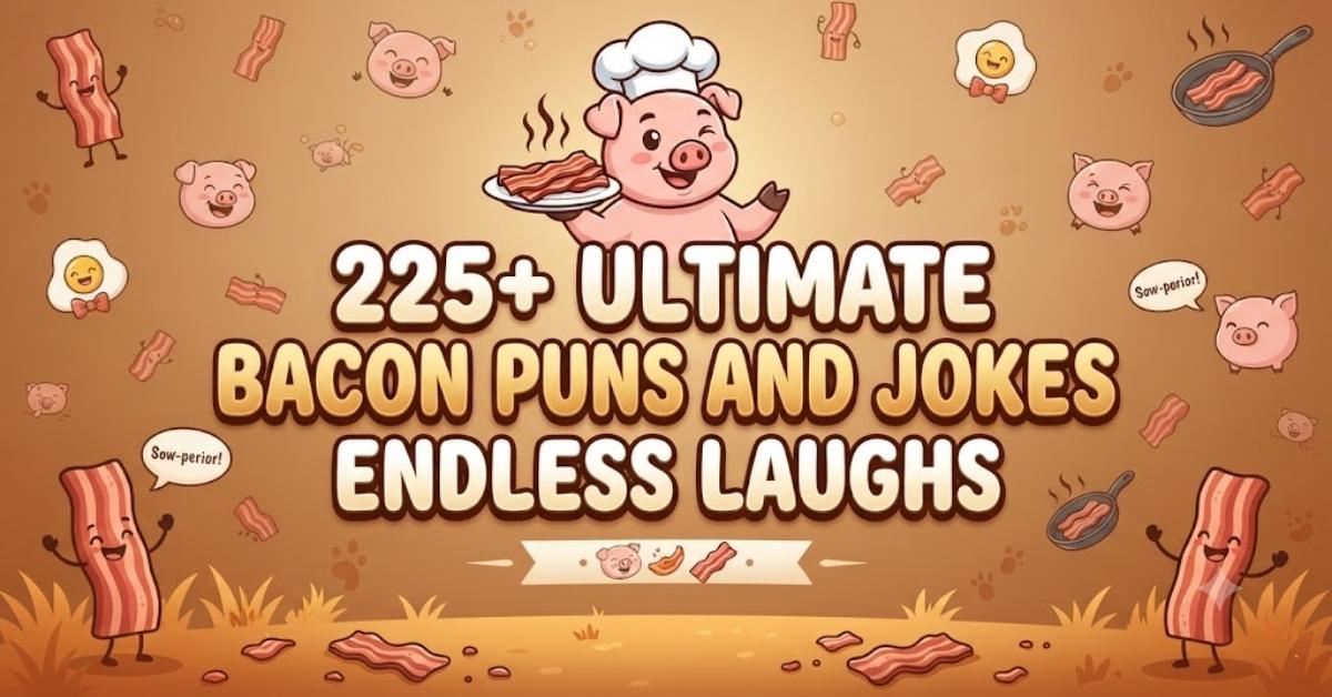 225+ Ultimate Bacon Puns and Jokes for Endless Laughs