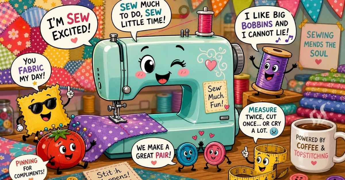 245+ Funny Sewing Puns and Jokes That Will Keep You in Stitches