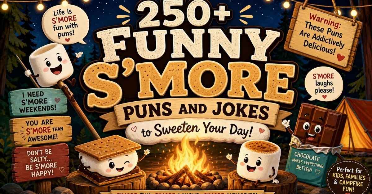 250+ Funny S’more Puns and Jokes to Sweeten Your Day