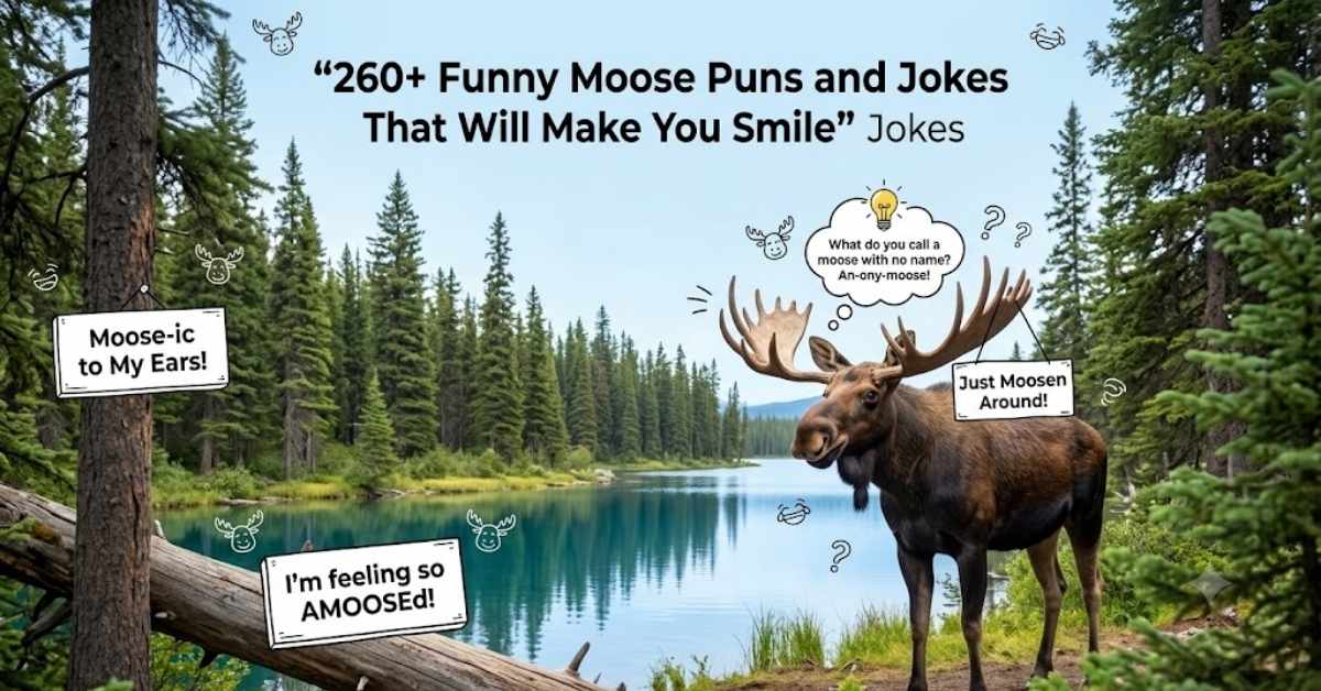 260+ Funny Moose Puns and Jokes That Will Make You Smile
