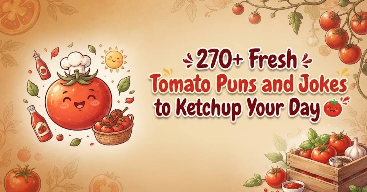 270+ Fresh Tomato Puns and Jokes to Ketchup Your Day