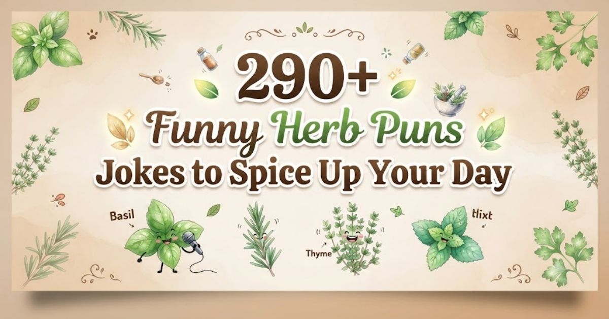 290+ Funny Herb Puns and Jokes to Spice Up Your Day