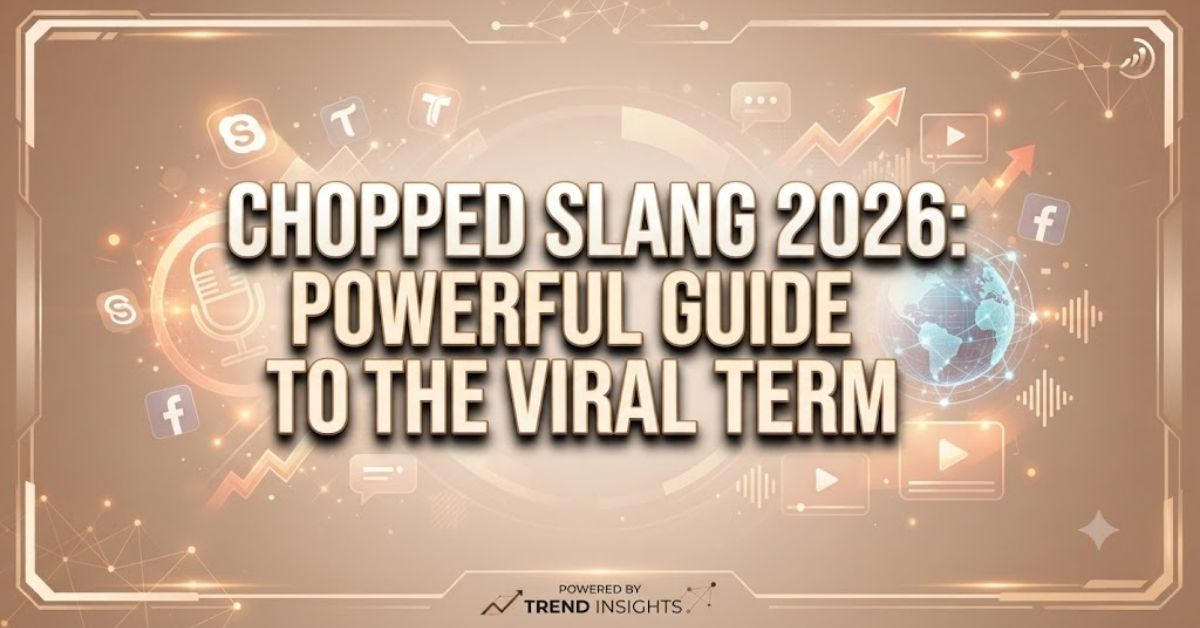 Chopped Slang 2026: Powerful Guide to the Viral Term
