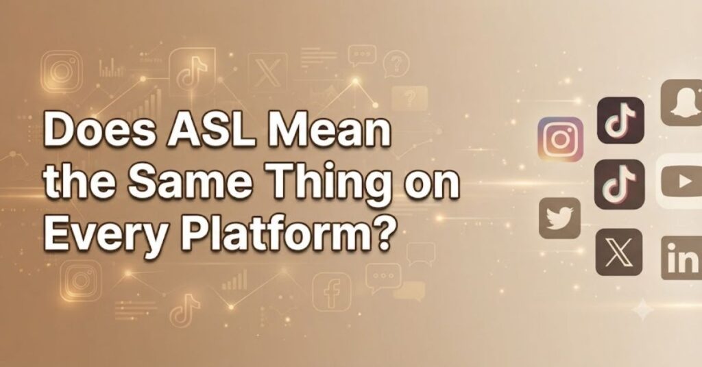 Does ASL Mean the Same Thing on Every Platform?