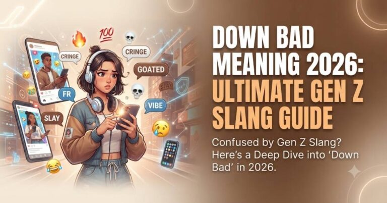 Down Bad Meaning 2026: Ultimate Gen Z Slang Guide