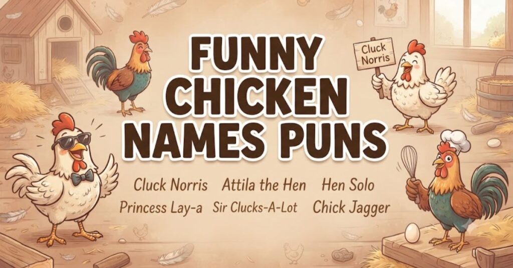 Funny Chicken Names Puns