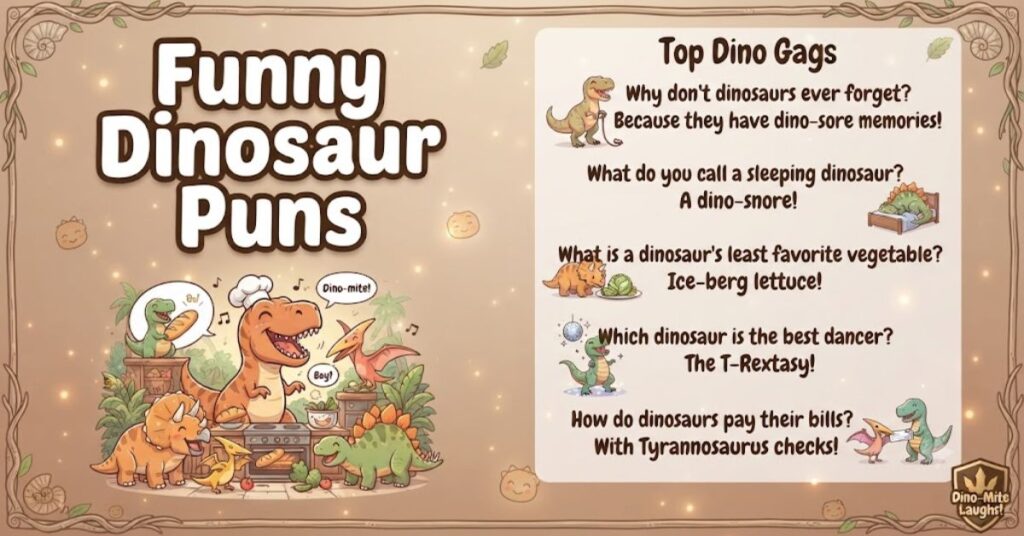 Funny Dinosaur Puns
