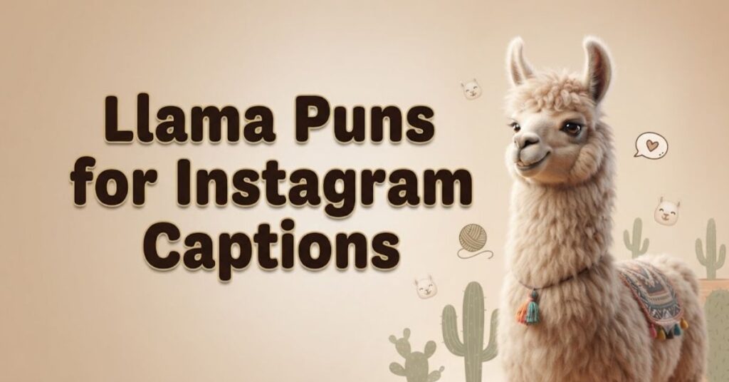 Llama Puns for Instagram Captions
