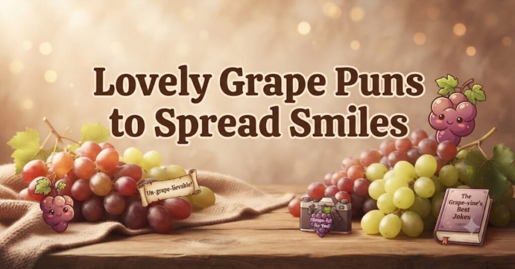 Lovely Grape Puns to Spread Smiles