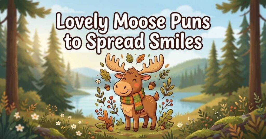 Lovely Moose Puns to Spread Smiles