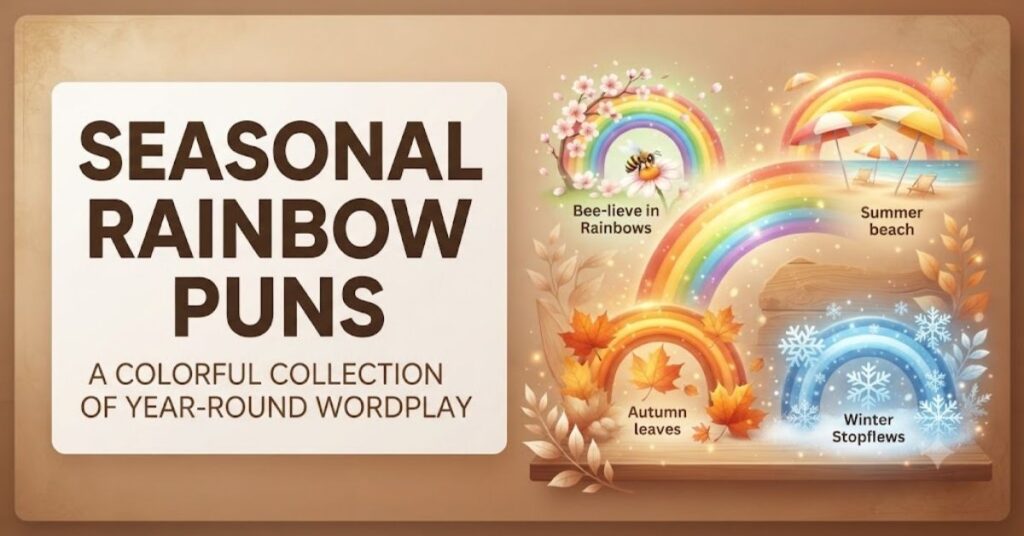 Seasonal Rainbow Puns