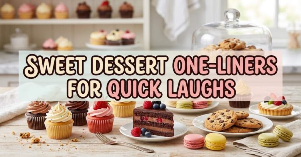Sweet Dessert One-Liners for Quick Laughs