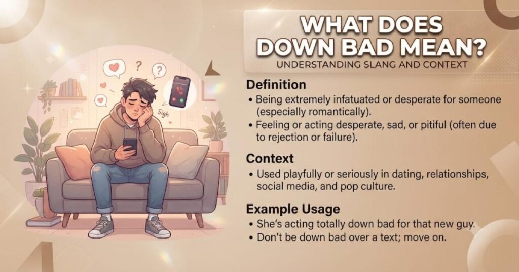 What Does Down Bad Mean?