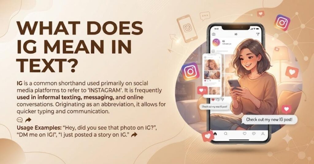 What Does IG Mean in Text?
